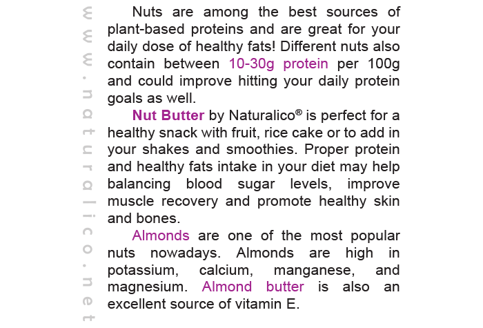 NUT BUTTER 100% ALMONDS